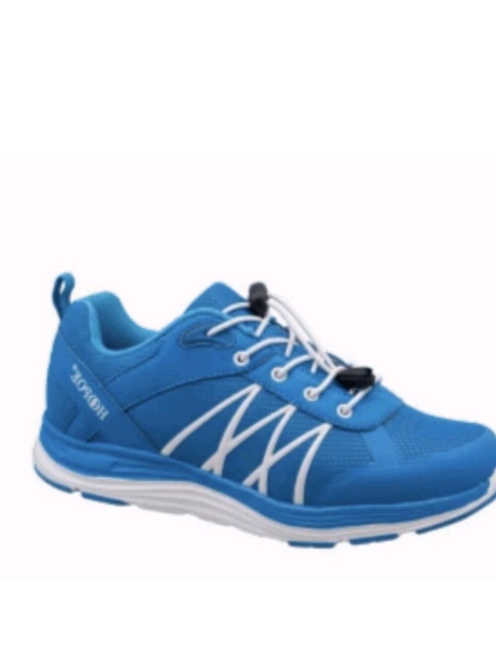 Hoopoe Diabetic Orthopedic Feather-Weight  Athletic Sneakers Blue & White Sz 7